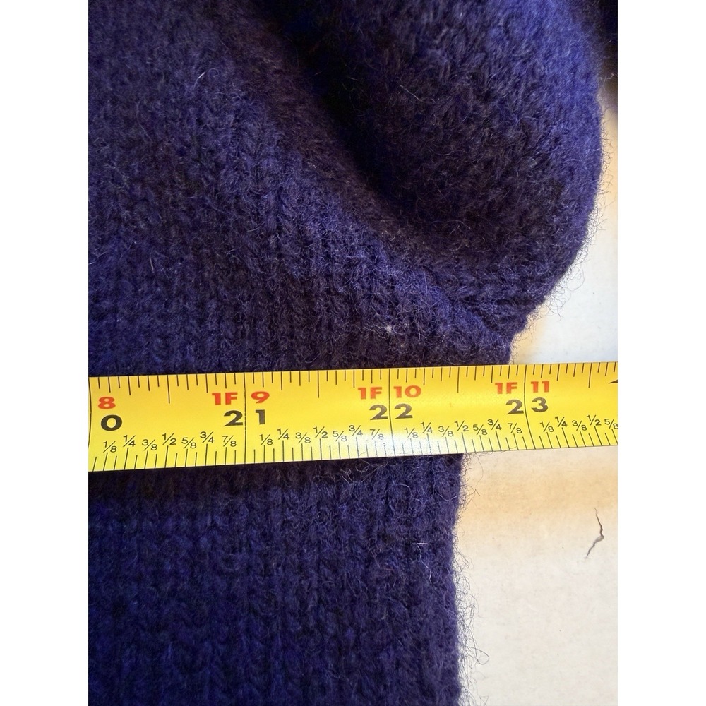 NEW Vintage The Limited Size Large 100% Wool American Flag Knit Sweater Navy Red - Picture 7 of 8